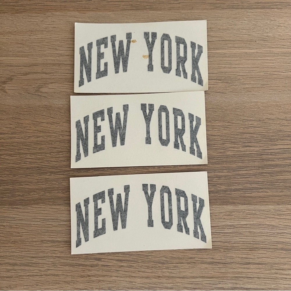 Brandy Melville New York Sticker Bundle of 3